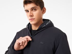 Мужская водоустойчивая ветровка Lacoste с капюшоном