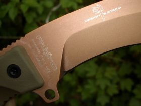 Мачете Fox Extreme Tactical Kukri, сталь N690 PVD, рукоять Forprene, зеленый