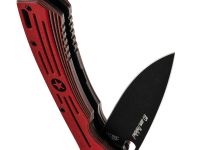 Складной нож НОКС Майор 80 Лет Победы, сталь VG10, рукоять G10, красный