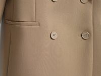 Двубортный жакет, Бежевый