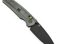 Складной нож Tenable Raven, сталь 14C28N, рукоять микарта, зеленый