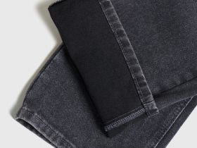 Джинсы Straight для девочек, Серый