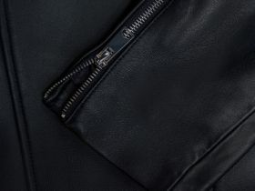 Куртка-косуха из натуральной кожи, Черный