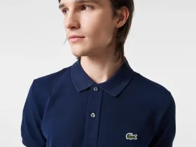 Мужское поло Lacoste L.12.12 приталенного кроя