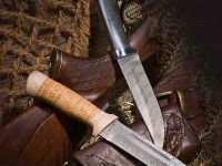 Нож АиР «Лиса», сталь ZD 0803, рукоять граб, алюминий