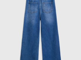 Джинсы Paperbag для девочек, Синий