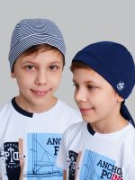 Бандана трикотажная для мальчиков, 2 шт в комплекте