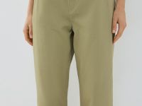 Брюки-чиносы с поясом, Зеленый