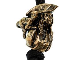 Темляк с бусиной Пиратка, бронза