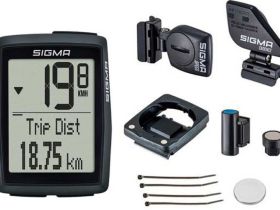 Велокомпьютер Sigma Sport BC 14.0 STS CAD с датчиком каденса беспроводной (черный)