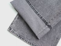 Джинсы Loose Wide с тинтом для девочек, Серый