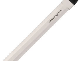 Кухонный нож для замороженных продуктов Tojiro Fuji Cutlery Special series FG-3400, сталь Mo-V, рукоять термопластик, черный