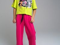 Фуфайка трикотажная для девочек (футболка)