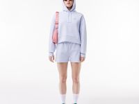 Женская толстовка Lacoste свободного кроя с капюшоном