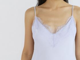 Топ с кружевом, Фиолетовый