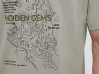 Футболка из хлопка с принтом