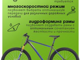 Горный велосипед Stark Armer 29.5 HD, год 2024, цвет Серый-Синий, ростовка 20