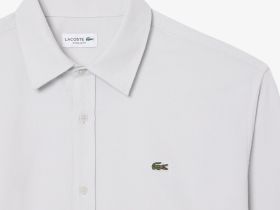 Мужская хлопковая рубашка Lacoste