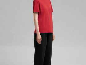 Футболка свободного кроя из хлопкового джерси