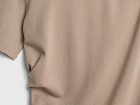 Футболка с драпировкой, Коричневый