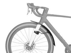 Крыло для велосипеда переднее Topeak TetraFender G1 27,5"-28" (черный)