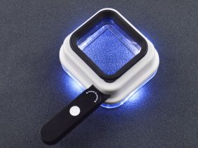 Лупа раскладная Жук, 10х, 15х, 20х, с подсветкой