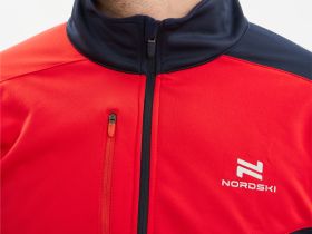 Разминочная куртка Nordski Premium Blueberry/Red