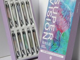 Набор акварели Super Vision "Ocean paradise", перламутры и хамелеоны, 10 цв*8 мл туба в картонной ко