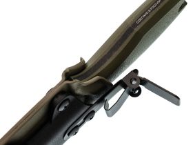 Нож N.C.Custom Grave, сталь AUS-10, рукоять olive G10