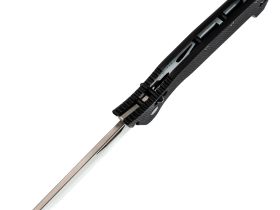 Складной нож Obertech ns-02 Normal straight, сталь VG-10, рукоять G10, черный