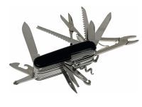 Нож перочинный Victorinox SwissChamp, сталь X55CrMo14, рукоять Cellidor®, черный