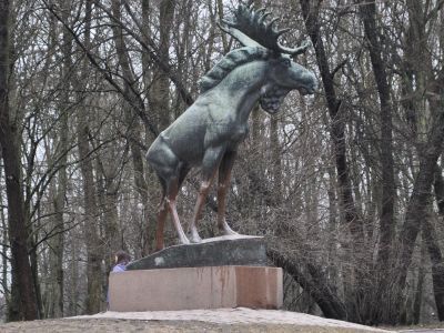 Скульптура «Лось»
