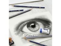 Набор карандашей чернографитных Faber-castell с точилкой и ластиком