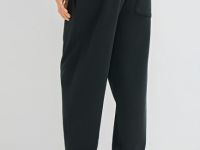 Утеплённые джоггеры, Черный