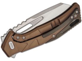 Складной нож Fox Chronos, сталь MagnaCut, рукоять алюминий, бронзовый