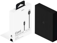Кабель uBear uBear Cord USB-A - USB-C, 1.2 м черный