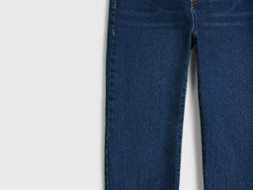 Джинсы Mom с высокой посадкой, Синий