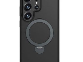 Чехол-накладка Benks Mist Magnetic with Stand для Samsung Galaxy S26 Ultra  пластиковый (черный)