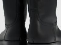 Высокие сапоги из натуральной кожи, Черный