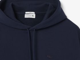 Хлопковый свитшот Lacoste унисекс свободного кроя