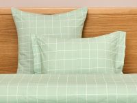 Постельное белье полукомплект Quadretti, зеленое