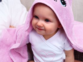 Полотенце детское текстильное для девочек