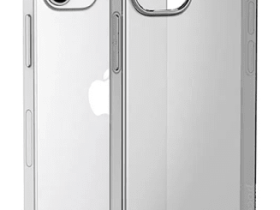 Чехол-накладка Hoco Light Series TPU для iPhone 15 Plus силиконовый (прозрачно-черный)