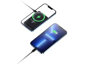 Внешний аккумулятор Baseus Wireless Kickstand Magnetic Bracket 10000mAh 20W (синий) (PPCXZ10)