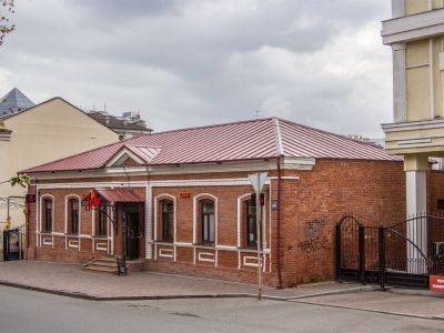 Дом, в котором в 1905 - 1907 гг. находилось нелегальное центральное бюро профсоюзов г. Казани