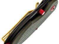 Складной нож Mr.Blade Rexbo Gen.2 Boba Fett blackwash сталь D2 рукоять Olive G10