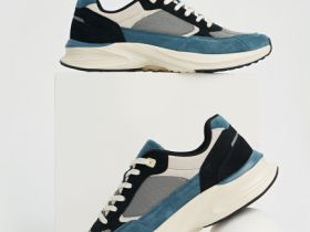 Кроссовки из натуральной замши, Зеленый