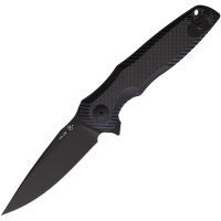 Складной нож Spartan Blades Poros, сталь 154CM, рукоять G10/карбон, черный