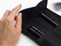 Пенал карманный для карандашей и ручек Малевичъ, черный