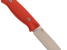 Нож Hot Knife Hoot, сталь D2, рукоять G10, оранжевый